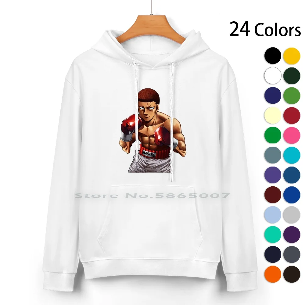 

Aoki Pure Cotton Hoodie Sweater 24 Colors Ippo Makunouchi Takamura Kamogawa Gym Mamoru Aoki Masaru Genji Kimura Tatsuya Sendo