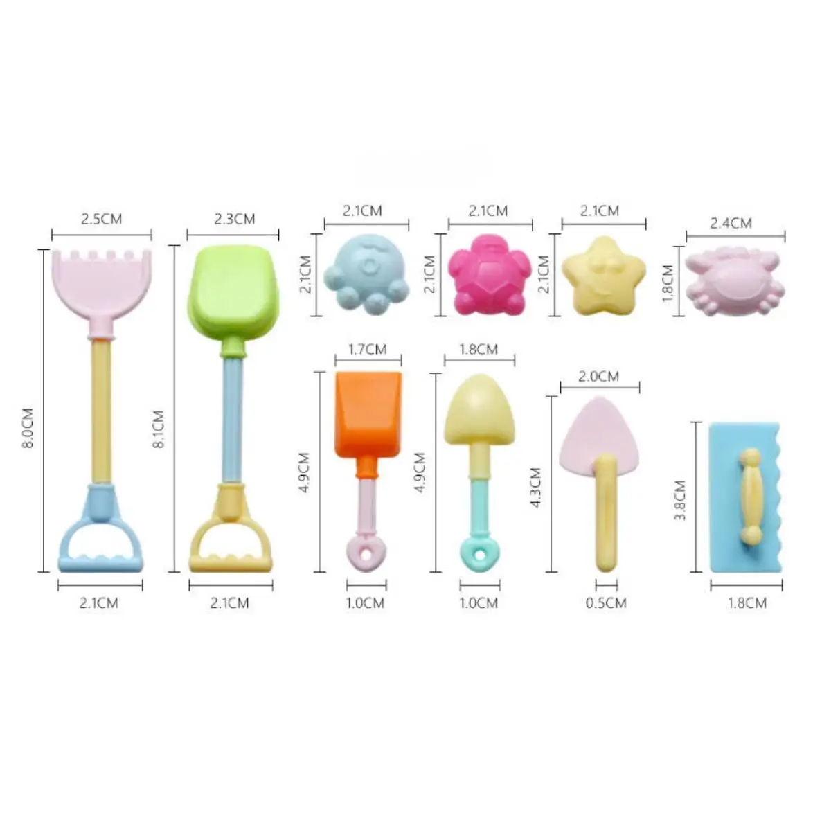 Jouets de sable de plage, accessoires de moule créatif, activité de moule de château en plein air, ensemble d'outils 1/6, outil de creusement de sable, cadeau d'été