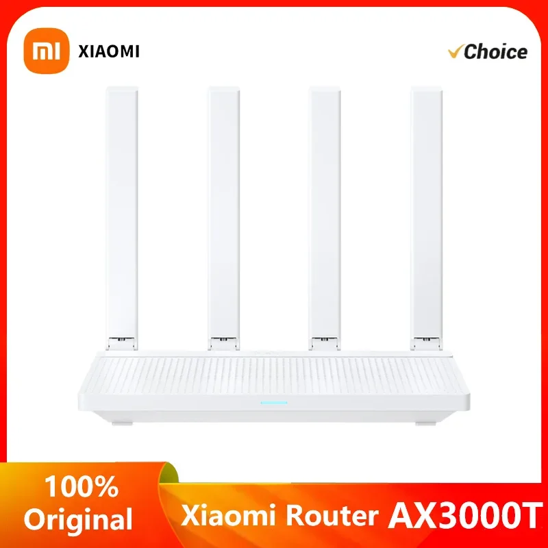 

Маршрутизатор Xiaomi AX3000T 2,4G 5G Mesh Technology Wi-Fi 6, эффективное проникновение стен, детская онлайн-защита, повторитель Wi-Fi-маршрутизатора