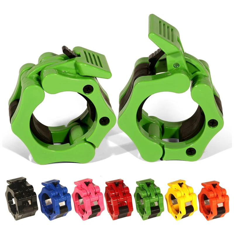 25/28/30/50mm Spinlock Barbell Collars Quick Release Barbell Clamps Weight Bar Clips for Weightlifting and Strength Training