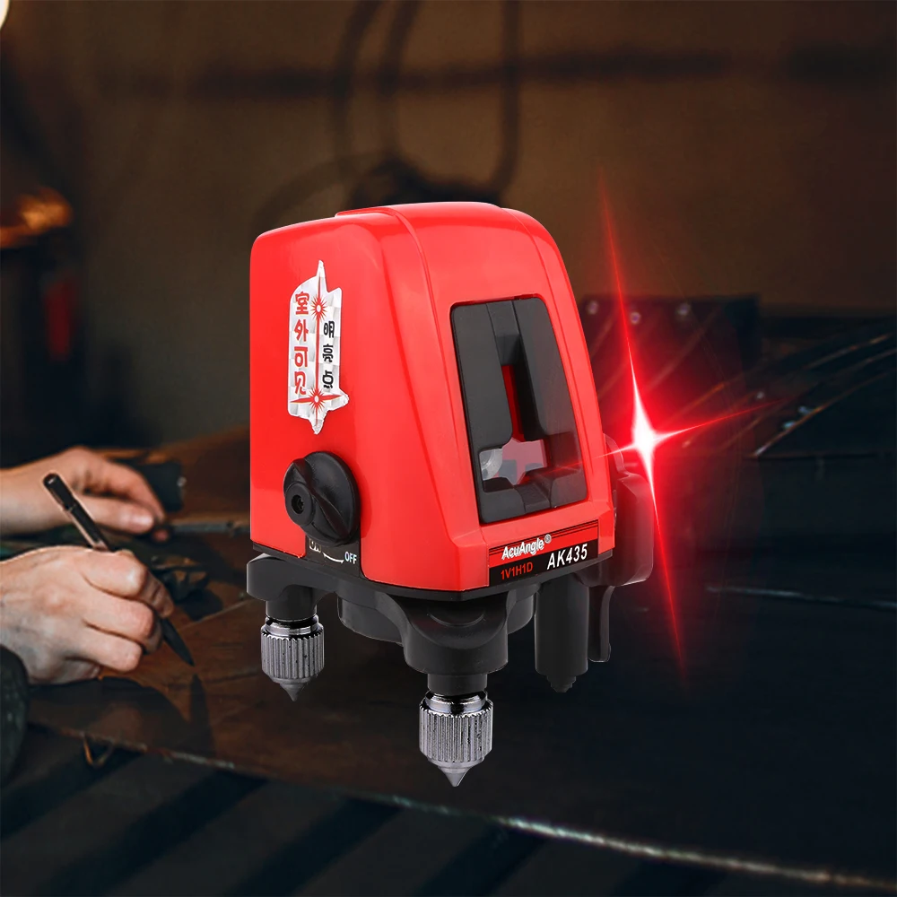 RZ Laser Level Laser Level 2 Line 360 Degree Red Beam Line  Rotary Level Self-leveling Horizontal Vertical Available Auto Line