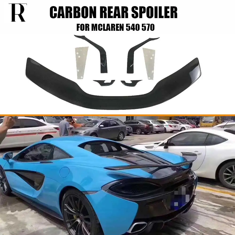 Full Carbon Fiber Rear Trunk GT Wing Spoiler for Mclaren 540c 570s 2015UP