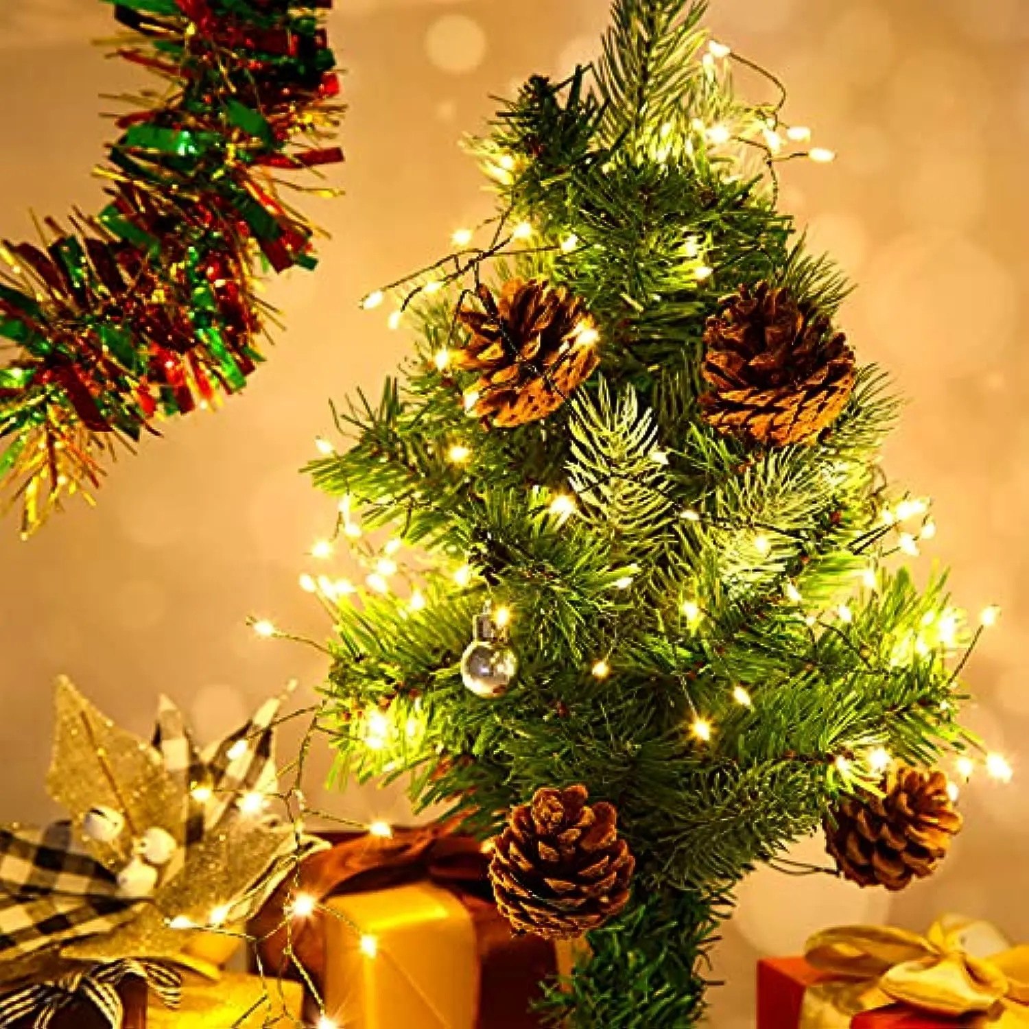 36M/1000 LED Cluster Christmas String Lights Outdoor Tree Decoration Indoor Garden Plug Halloween 220V Holiday Lighting Decor