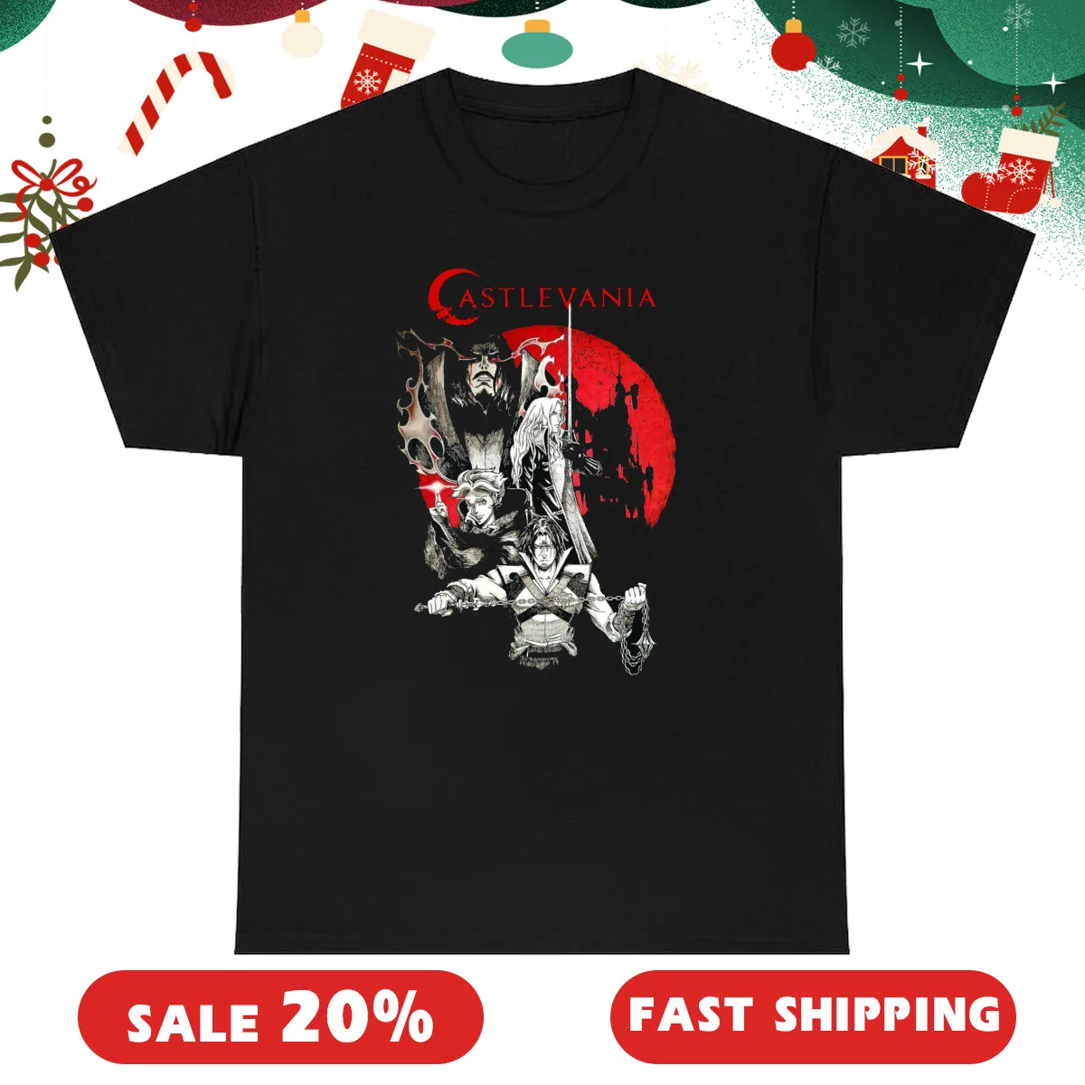 Dracula Castlevania Shirt castlevania shirt anime horror symphony of the night