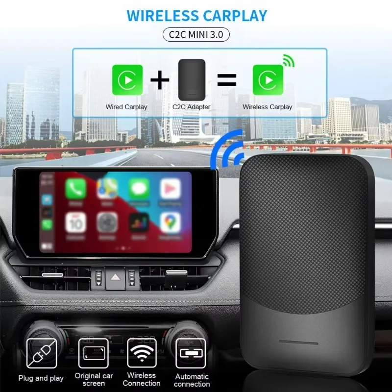 Wireless carplay ai box adapter smart voice original wired magic carplay dongle wireless Android automatic adapter