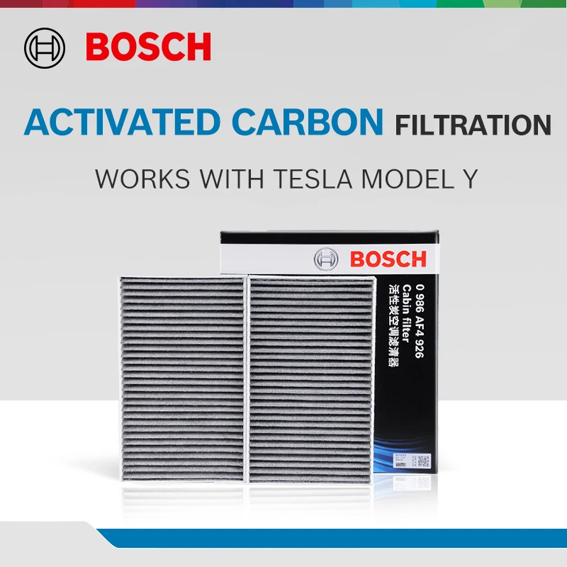 BOSCH Cabin Air Filter For TESLA MOTORS Model 3 06.2018- Model Y 01.2021- 110768100A 110768100B 110768100C