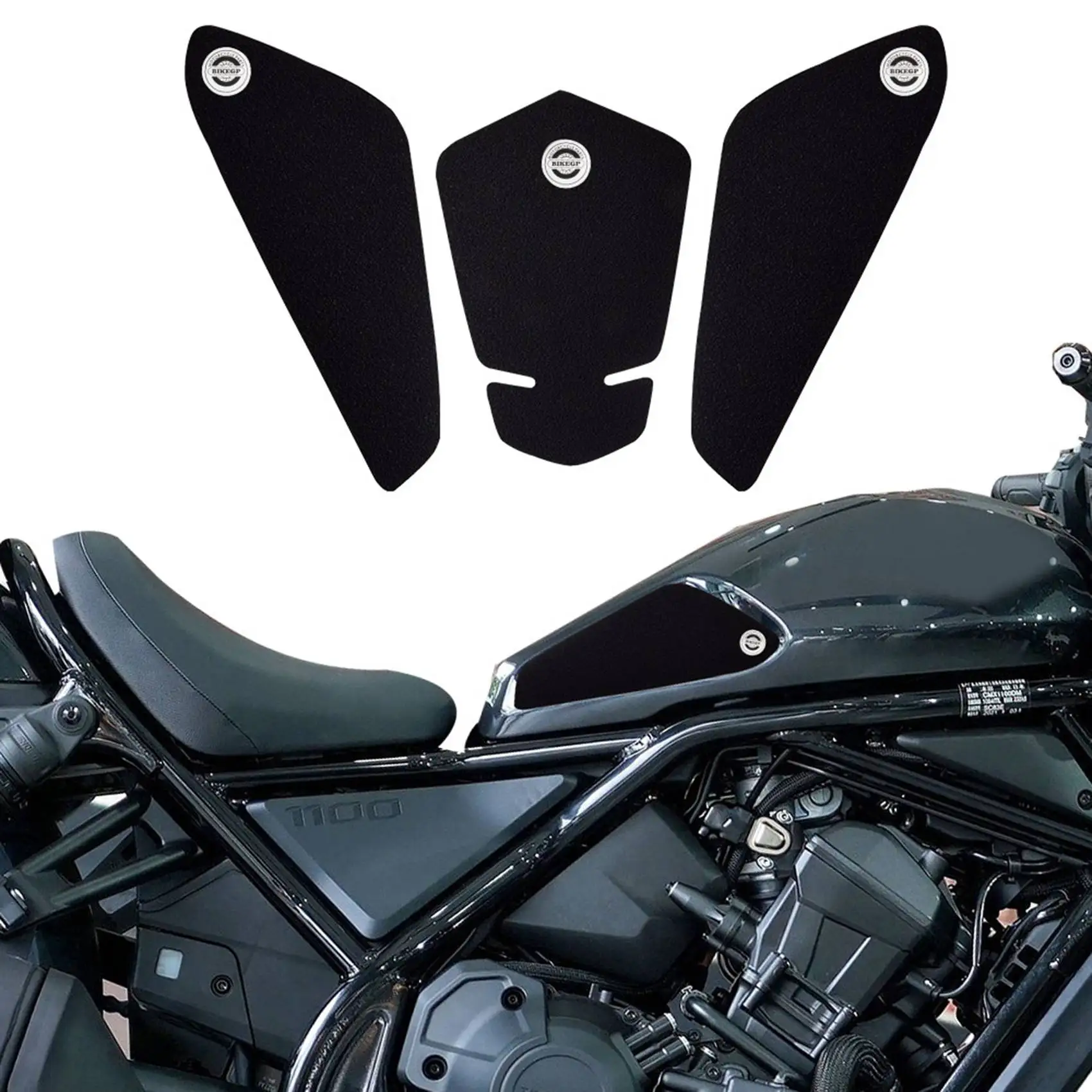 Fuel Tank Traction Decals Side Pad Gas Stickers for Honda CM1100 Rebel 2021-2022 Motorcycle