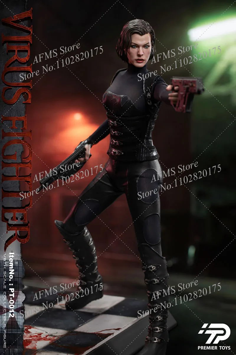 Premier Toys PT-0012  1/6 Scale Collectibles Figure Alice Short Haired Game Battle Girl 12Inch Women Action Figure Soldier Toys