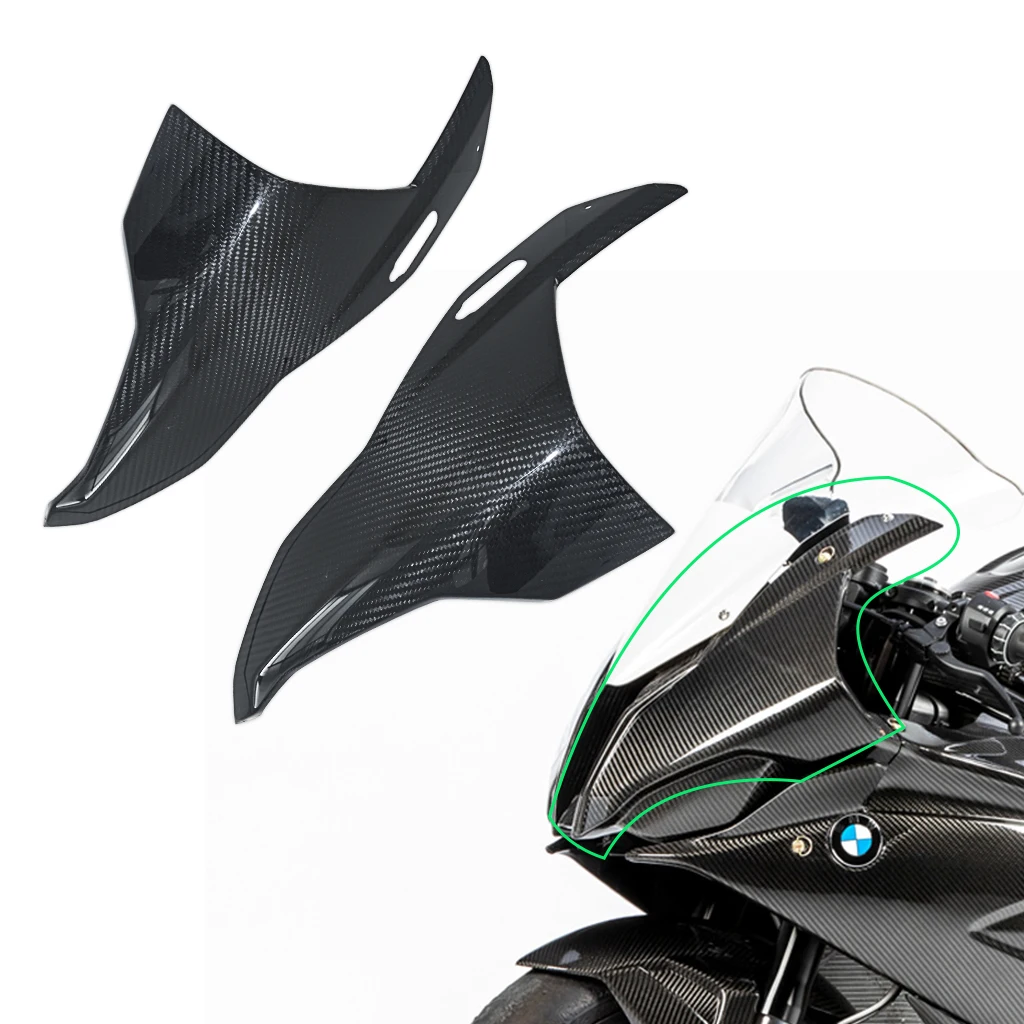 

Carbon Fiber Motorcycle Accessories Headlight Cover Front Fairings Panels For BMW S1000RR S1000 RR S 1000R 2019 2020 2021 2022