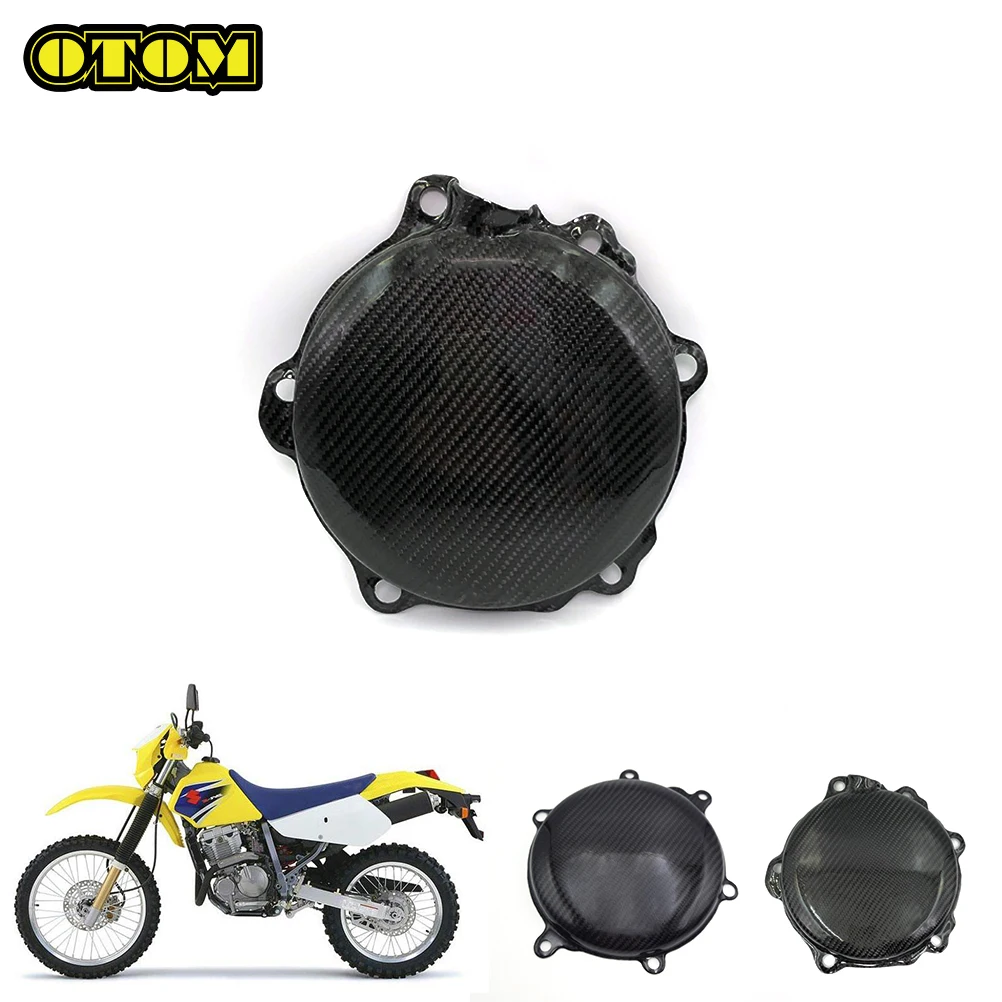 Motorcycle For SUZUKI Clutch Cover Engine Carbon Fiber Protector Guard RMZ250 DRZ400 DRZ400E DRZ400S DRZ400SM Accessories Bikes