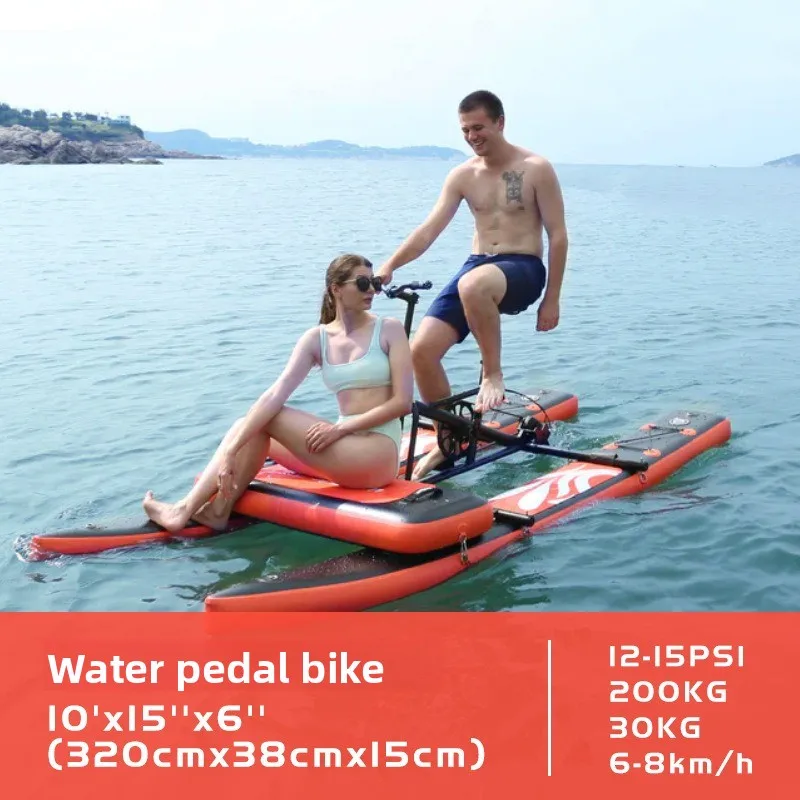 Water Recreation Facilities Floating Cycling Attractions Sightseeing Double Floating Board Water Pedals Self