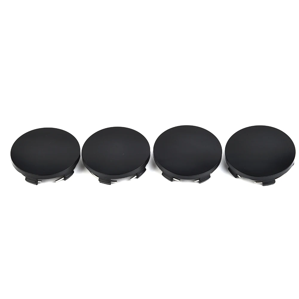 

Wheel Hub Center Cap Cover High Quality 4x Universal14.5mm Height ABS Accessories Black Silver Decoration Parts