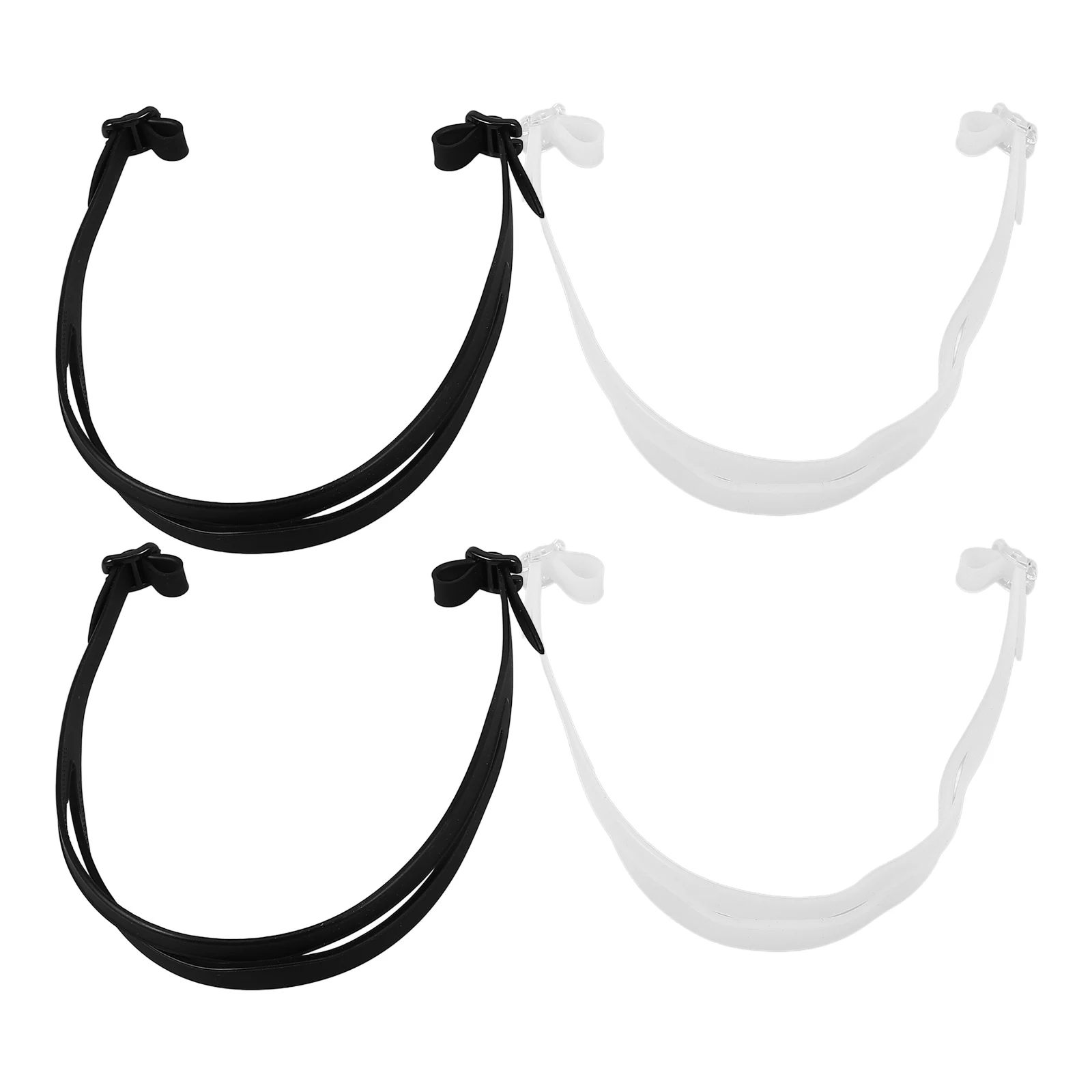 

2 Sets Swim Goggles Lanyards Non Slip Glasses Rope Adjustable Buckle Adult Man Eyewear Accessories Swim Sports Gear Protective