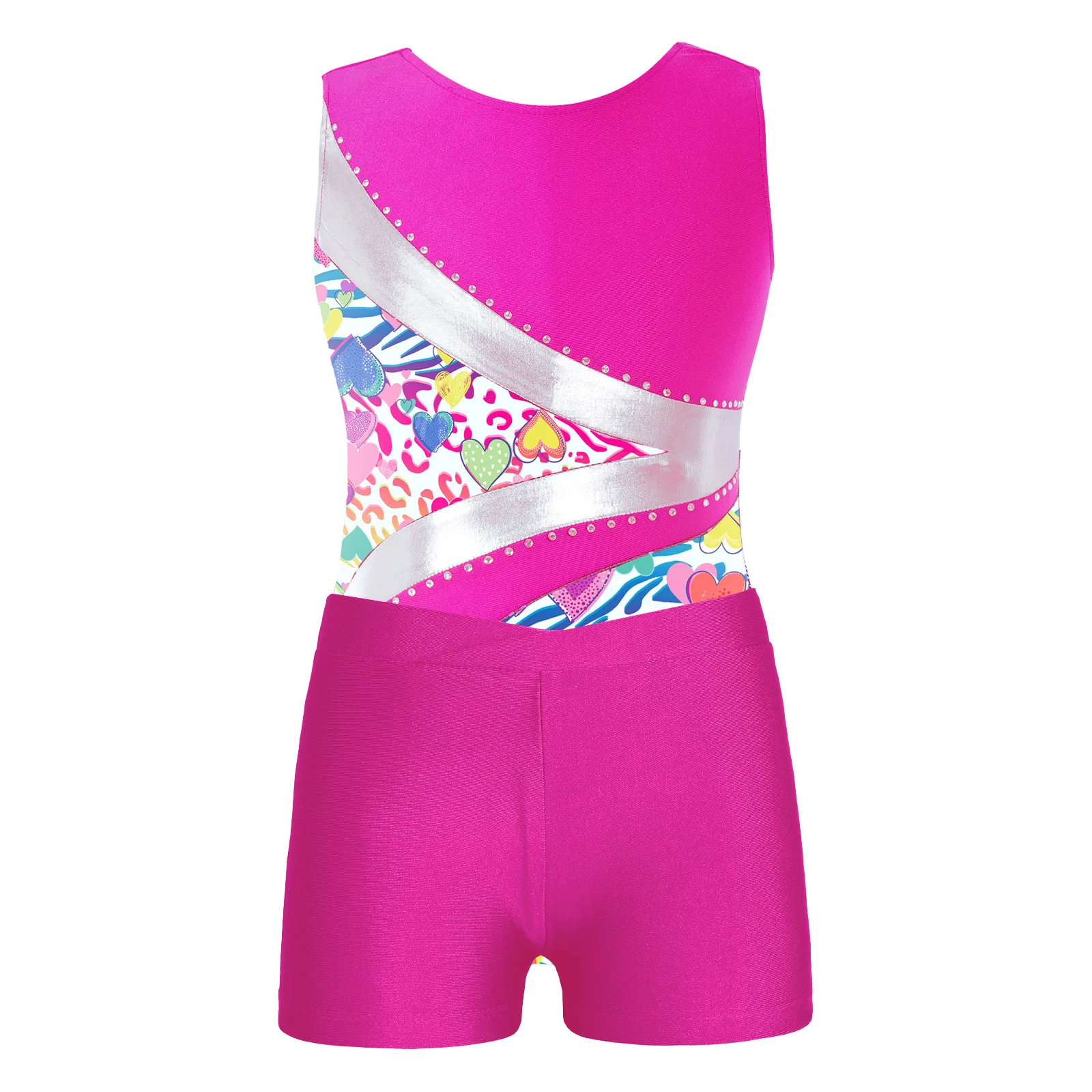 Детский танцевальный костюм с рисунком для девочек