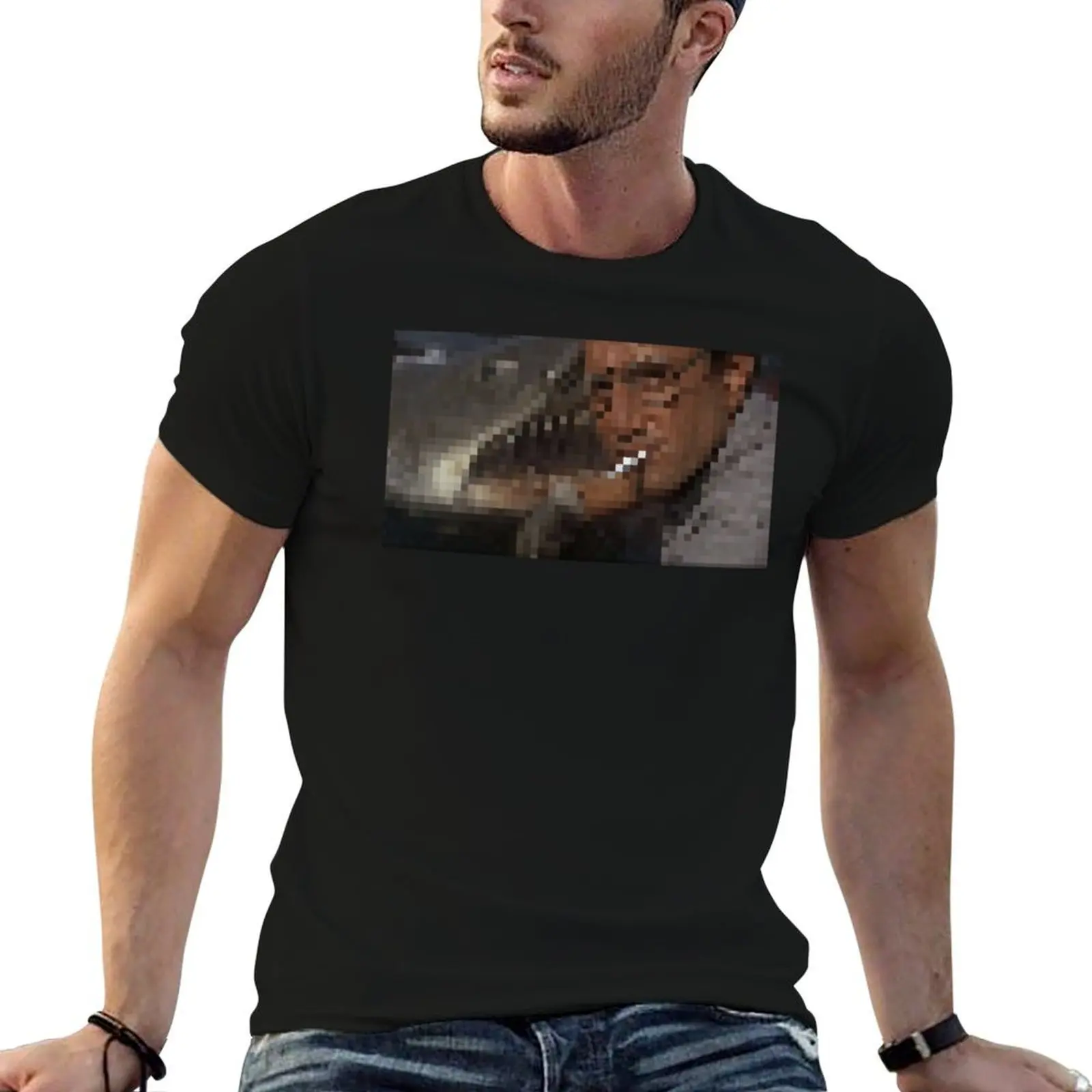 

Gonna Need A Bigger Boat Pixel T-Shirt cotton t shirts high quality man t shirts graphic T-Shirt