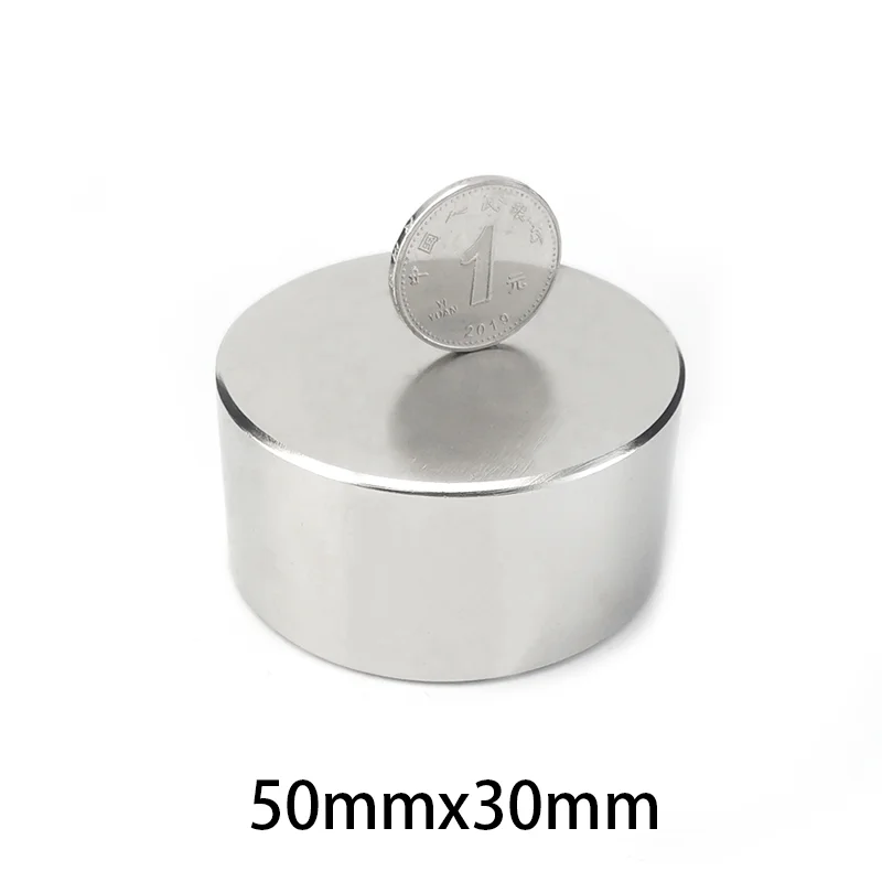 1/2/3/5PCS 50x30 50x10 50x15 50x20MM Neodymium Magnet N35 Round Strong Powerful Magnetic Magnets Disc Imanes Aimant Cylindrique