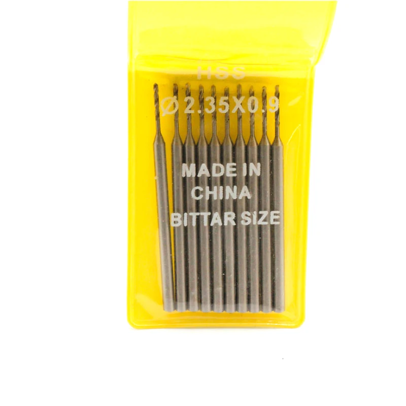 10PCS Drill Bit For Metal Wood Working Drilling Shank 2.35mm Jewelry Engraving Tool