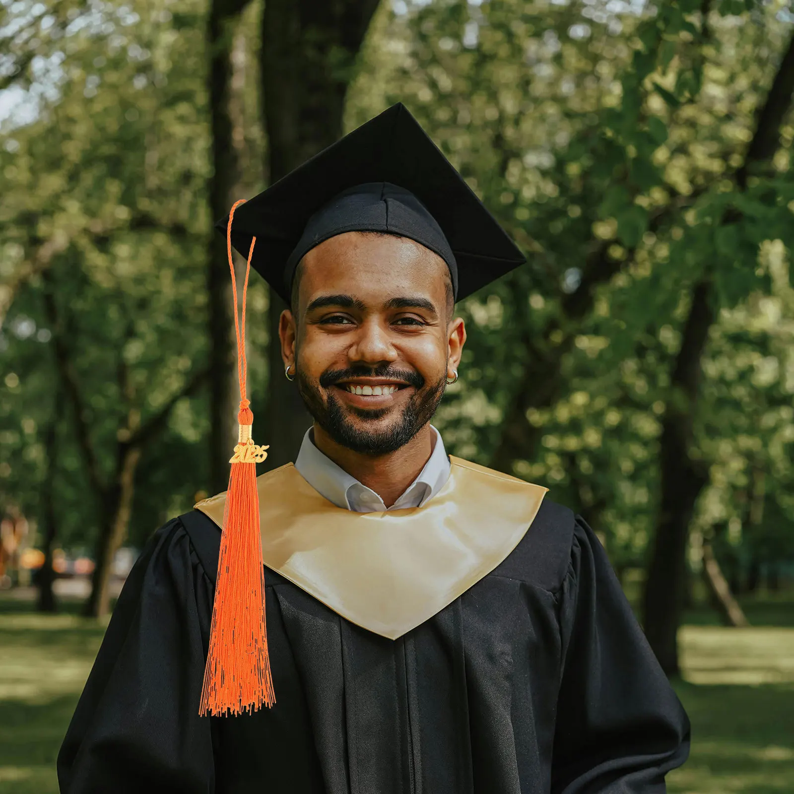 

6Pcs Graduation Cap Tassels 2025 Charm Academic Graduate Hat Decorations Graduation Ceremony Party Memorial Accessories