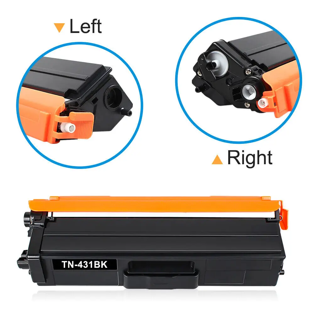 Toner 1PK TN431 TN433, Compatible avec Brother HL-L8260CDW L8360CDW MFC-L8610CDW