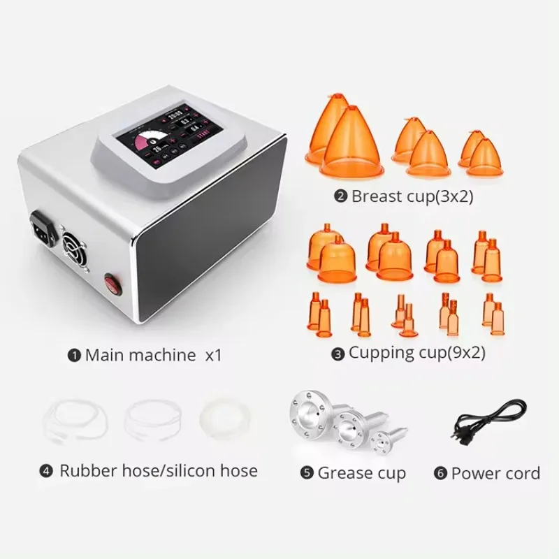 Hot Selling Cupping Device Breast Pump Massager Bra Vacuum Butt Lifting Machine Vacuum Therapy Machine Buttocks Enlargement