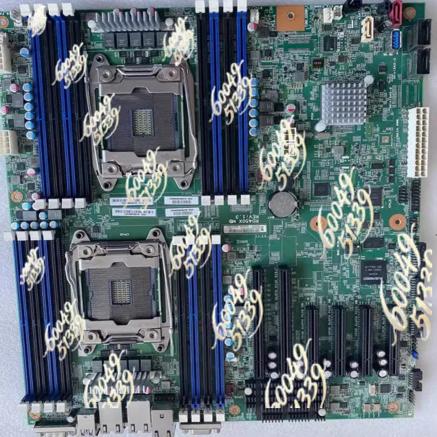 Placa base Lenovo RD450X, placa base dual X99 para servidor, chip C612, E-ATX, 2680v4, compatible con pantalla independiente