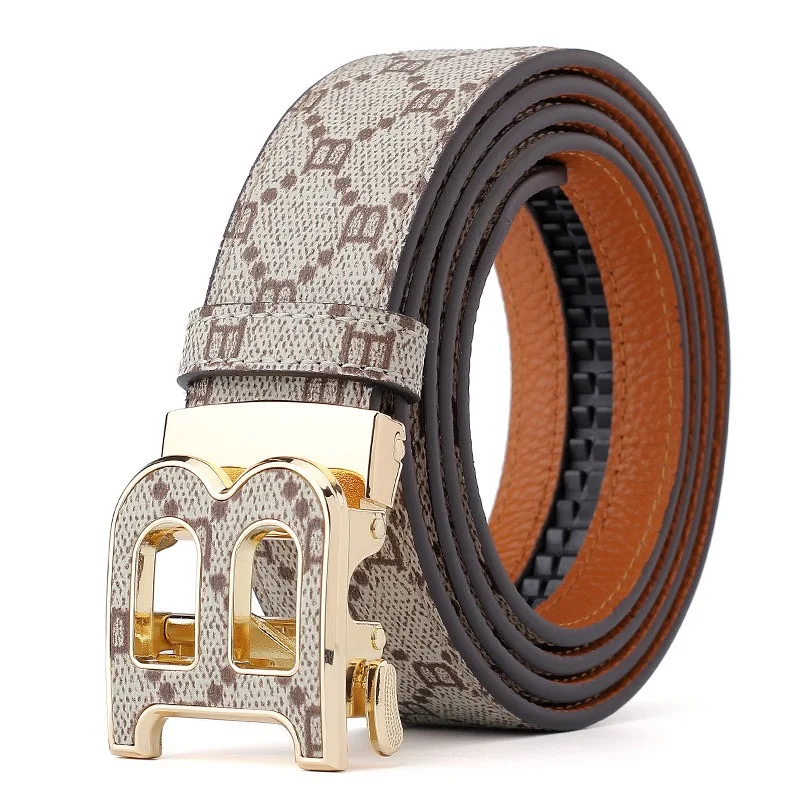 2025 Wide 34mm Business Men's Belt Luxury Brand Alloy Metal Buckle Designer Canvas Leather Belts men Waist Strap Belts for Jeans