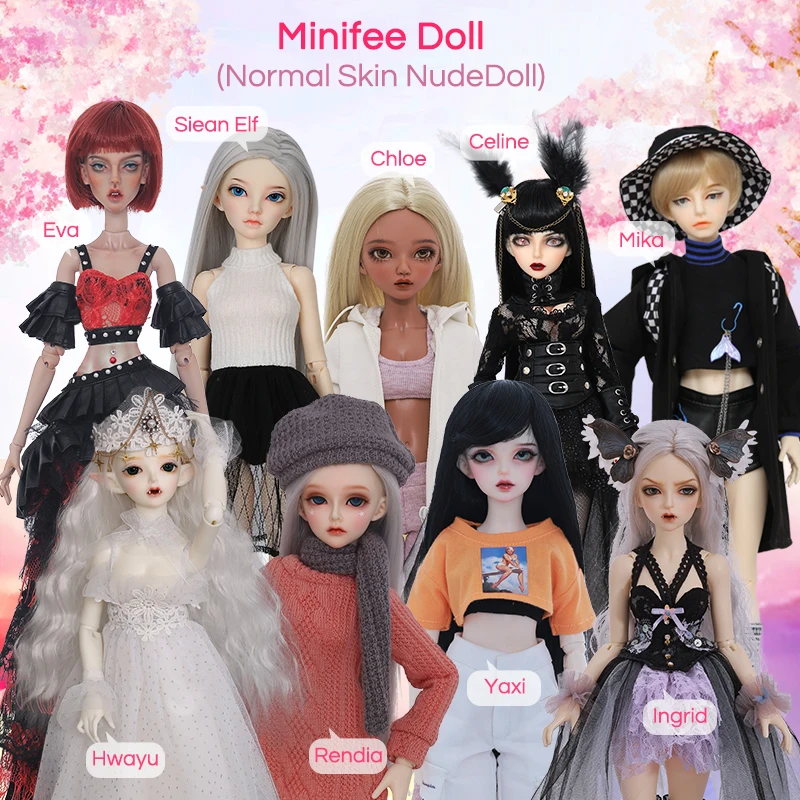 

BJD Doll 1/4 Minifee Normal Skin Nude Doll Special Sale Ball joint dolls Gift For Children Girl Boy Dolls