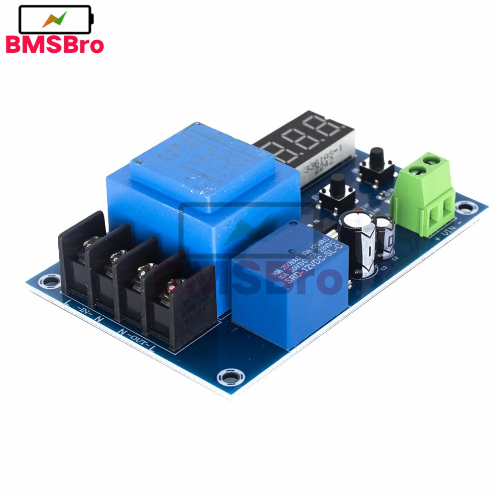 XH-M602 Digital Control Battery Charging Control Module AC 220V Lithium Storage Battery Charger Control Switch Protection Board