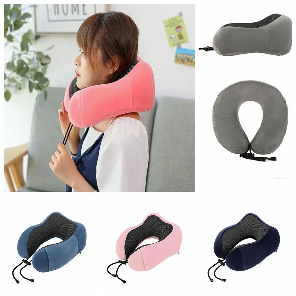 New styler 30*25*15cm U Shaped Pillows Neck Support Neck Protect Travel Pillow Cushion Without Carry Bag Memory Foam Nap Pillow