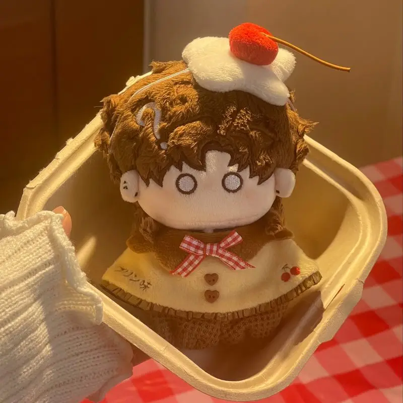 10cm Cotton Doll Clothing Set Caramel Strawberry Honeydew Pudding Series Doll Cloak Clothes Suitable For Various Doll Body Types