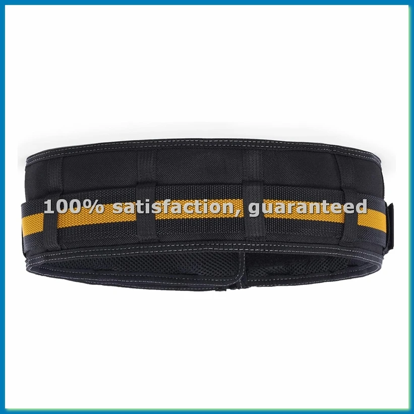 

Padded Belt Steel Buckle / Back Support Thickened and Widened Metal Buckle Waist Protection Belt,Electrician Tool Belt-A56M