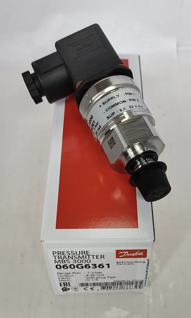 

Датчик давления MBS3000 060G6361 Danfoss датчик-1-3 бар пятно отрицательное давление вакуум