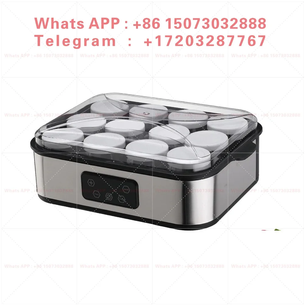 110V 12 Cup Yogurt Maker Homemade Jam Ice Cream Pudding Breakfast Maker Yogurt Fermenter