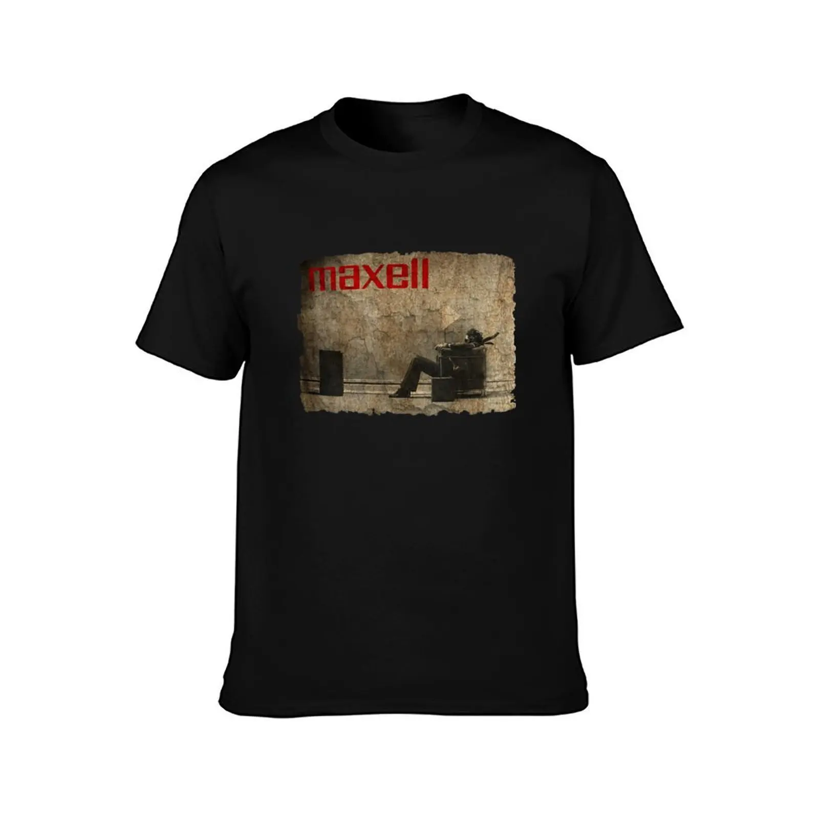 Vintágé áésthétic Máxéll Vintágé árt T-Shirt Summer Casual Cotton Tee Oversized Streetwear Tops Vintage Graphic Print