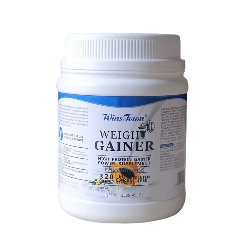 High Protein Weight Gain Energy SupplementProtein PowderPromotes Muscle Recovery  Creatina Athletic Muscle Stamina Performance