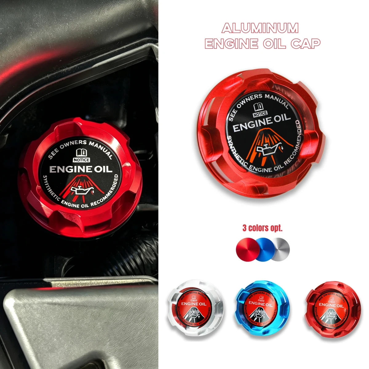 

Aluminum ENGINE Oil Cap for nissan ALTIMA MAXIMA SILVIA S13 S14 240SX SENTRA SUNNY INFINITI 350Z 300ZX GTR JDM cars accessories