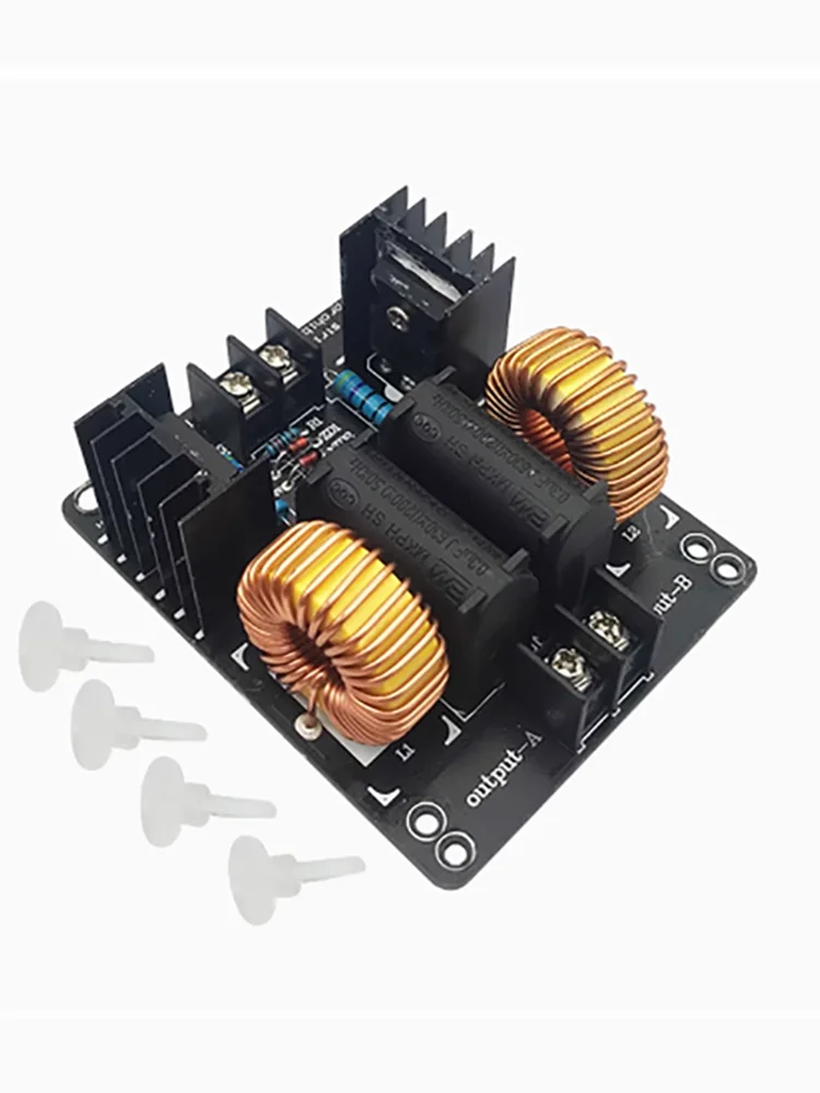 ZVS Tesla Coil Power Supply Tapeless High Voltage Generator Driver Board Induction Heating Circuit DC12-30V