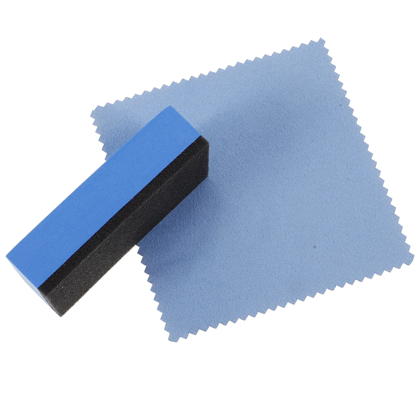 1Set Car Waxing Sponge Block Long-Lasting Applicator Pad Tire Dressing Polishing Pad for Automotive Detailing Buffing