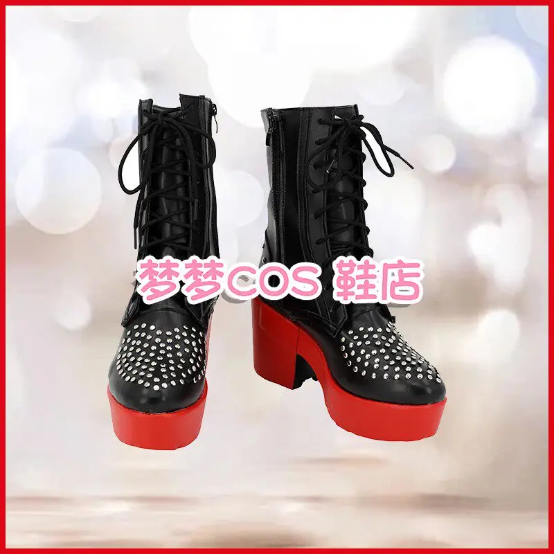 Movie Descendantsing 4 The Rises Of Red Cosplay Shoes Boots Halloween Carnival Party Christmas Costume Accessories Props