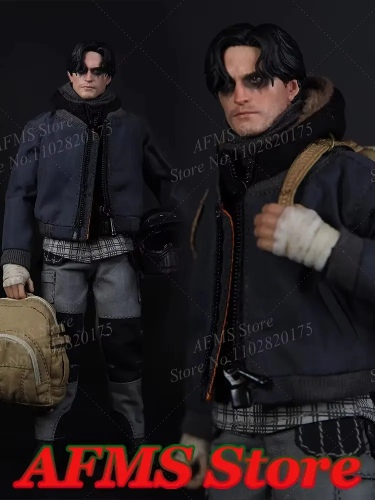 ريماد مخصص RM013 1/12 مقياس تحصيل الشكل دراجة نارية الحارس روبرت باتينسون بات هيرو 6 بوصة الرجال الجندي عمل الشكل لعبة #6