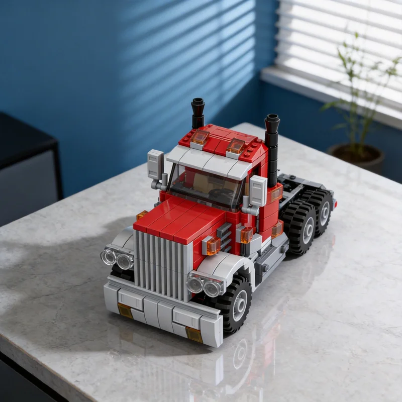 

431pcs MOC Semi Modular Truck City Champions Model Building Blocks Creative DIY Gift Display Decor Assemble Premium Adult Kids