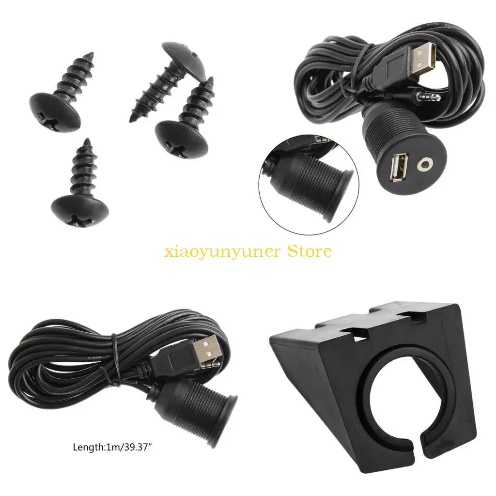P9JB High Quality USB and 3.5mm Connector for Vehicle Devices Improve Your Connection
