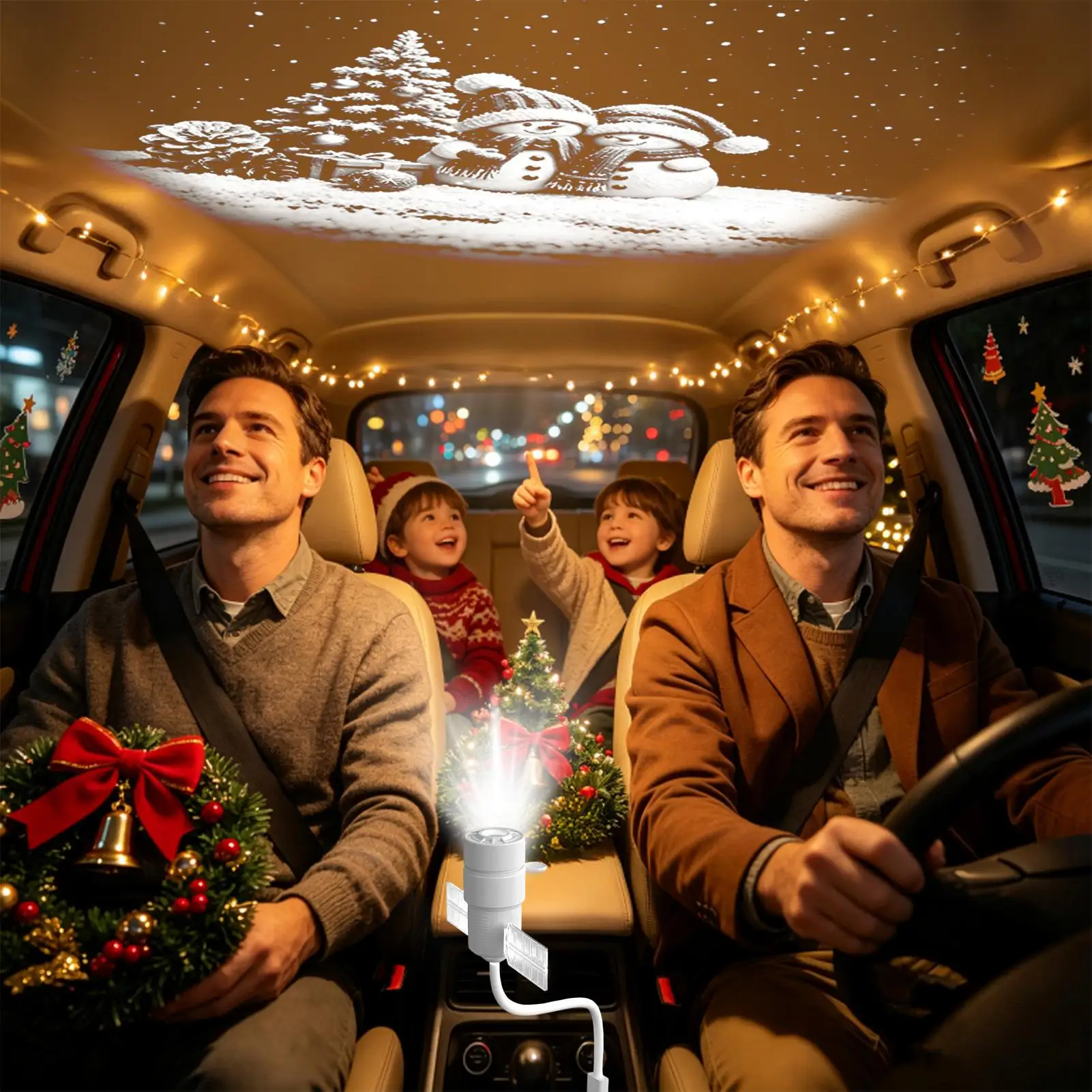 Christmas Projector Plug And Play Galaxy Night Light With 16 Films Festive Lamp Projector Home Decor For Kids Adults Home Living