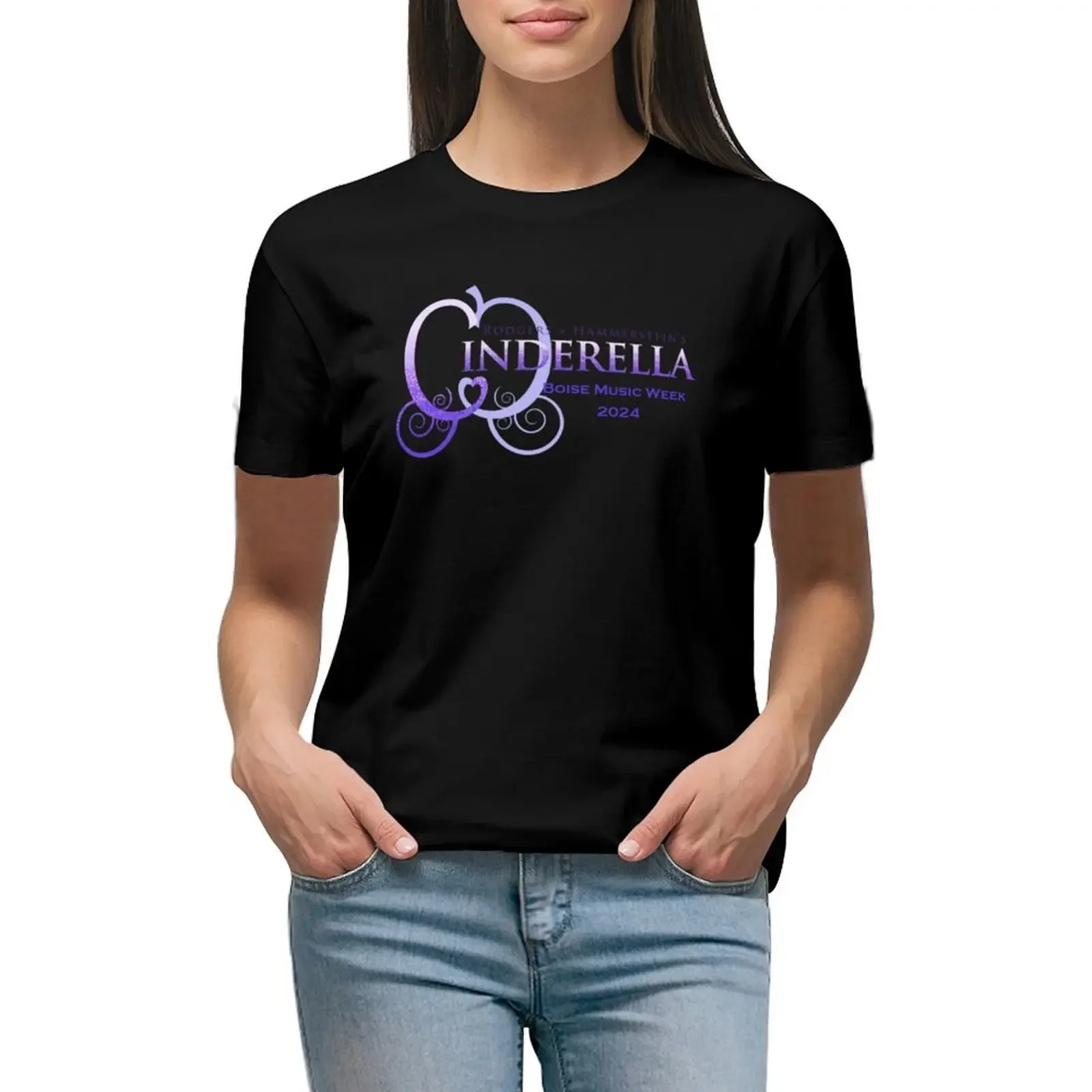 

Cinderella Pumpkin T-Shirt tops quick-drying shirts graphic tees hippie clothes clothes for woman