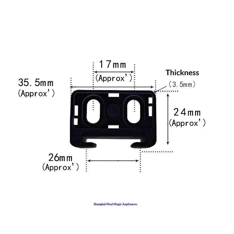1/4Sets Refrigerator Door Slide Rail Guide Replacement Kit For Built In Fridge Door Repair