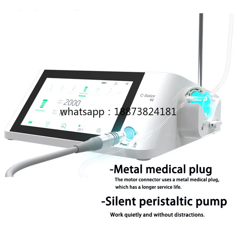 

Advanced Dental System with Silent Peristaltic Pump Metal Plug Ergonomic Design for Dental Surgery