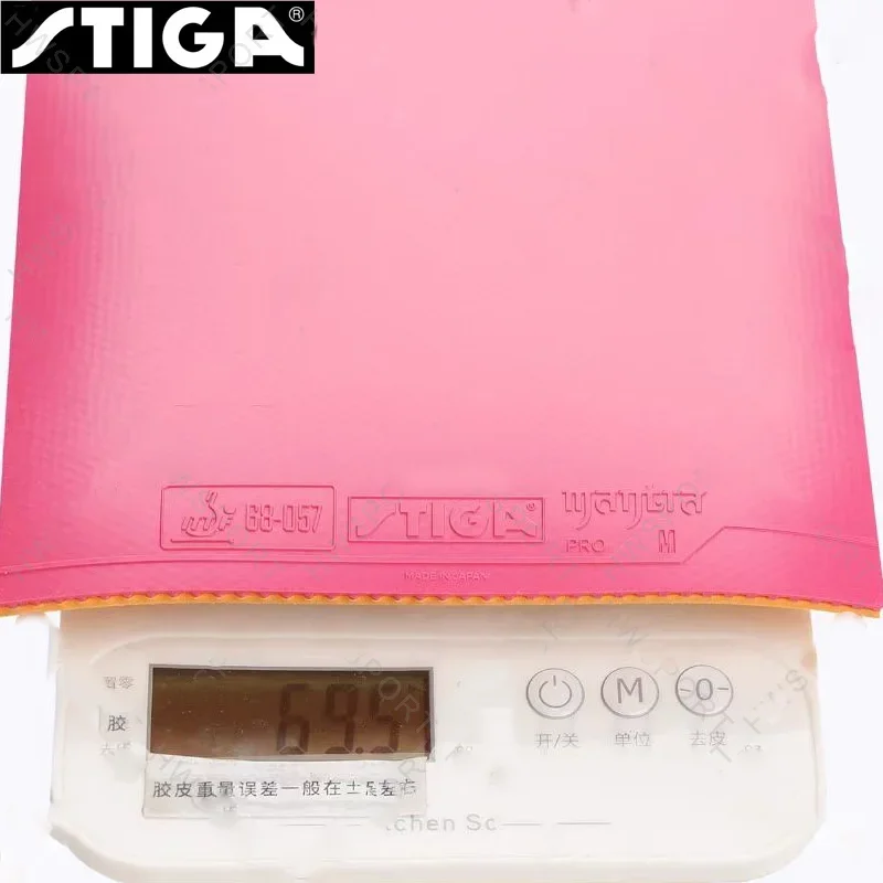 오리지널 STIGA Mantra Pro 다채로운 탁구 고무 비 끈적 끈적 탁구 고무 시트 Mantra Pro M/H 블루/퍼플/핑크