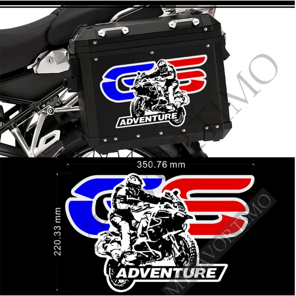 

For BMW R1200GS F850GS F800GS R1250GS F750GS G310GS R1150GS GSA HP Stickers Trunk Panniers Luggage Aluminium Cases Adventure