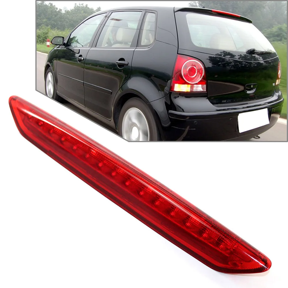 Car High Mounted 3rd Third Brake Light Lamp Red Cover For Volkswagen POLO 4 9N 9N3 6Q6945097