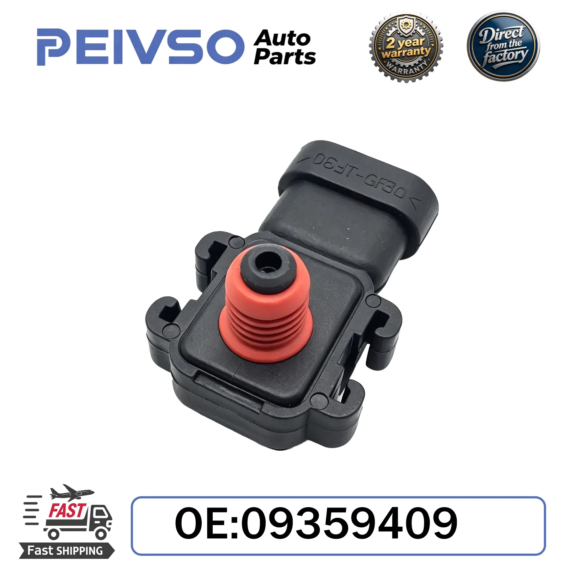 PEIVSO NEW MAP Pressure Sensor 09359409 16249939 16187556 for G-M CHEVROLET BUICK CADILLAC GMC ISUZU OLDSMOBILE PONTIAC